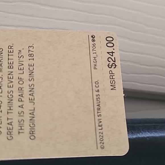 LEVIS BRAND BOY'S BLUE SHORT SLEEVE T-SHIRT SIZE LARGE - Picture 5 of 10